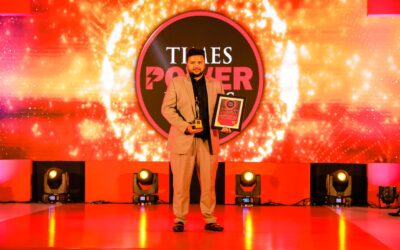 Mr Anirban Aditya has been awarded the Times power icons